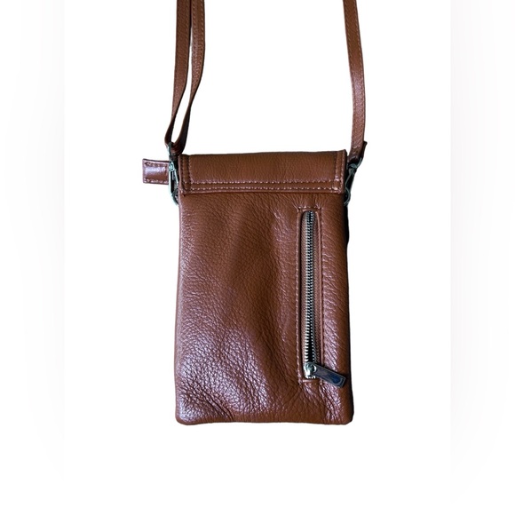 Befen Small Brown Leather Crossbody - Picture 3 of 6